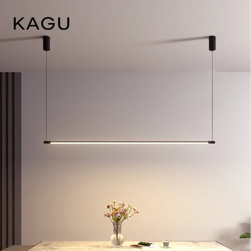 lampe suspendue moderne noir lisse 120cm réglable salon chambre hall