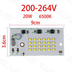éclairage commercial led 20w 50w 100w smd 2835 blanc matrice diodes opacité électronique condensateurs
