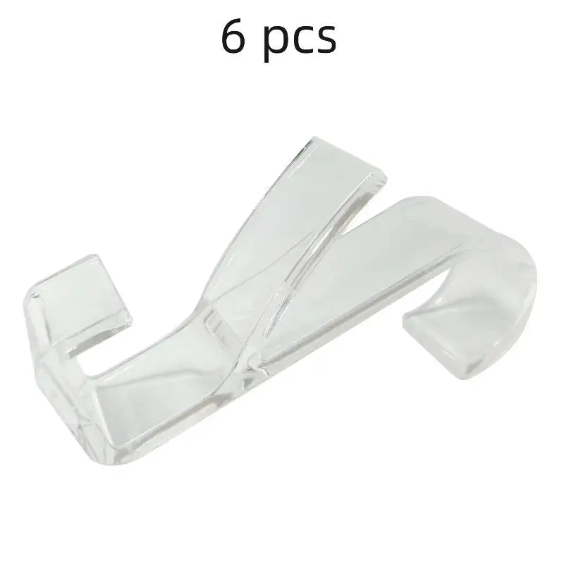 crochets multifonctionnels blancs transparents modernes lisses facile porte salle bain
