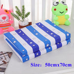 coussin change bébé blanc motif animalier waterproof moderne taille 70x90cm