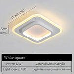 plafonnier led moderne blanc éclairage cuisine salon minimaliste(touches)flux249 2000v90 260ce