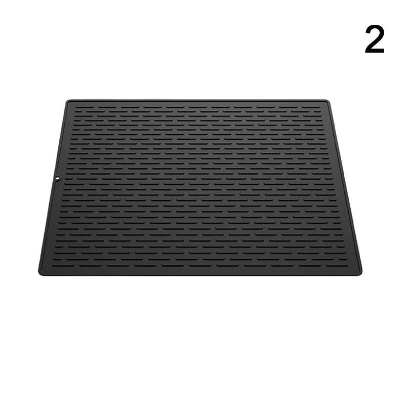 protector pad silicone gris perforé moderne adhésif cuisine respectueux environnement 50x40cm