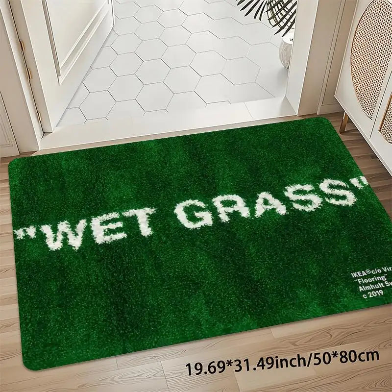 tapis vert herbe artificielle moderne antidérapant imperméable voyage extérieur prière