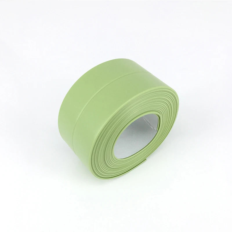 ruban joint autoadhésif pvc blanc imperméable salle bain cuisine toilette durable flexible installable