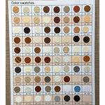 autocollants marron doré vis décoration tiroir meuble bois texture points circulaires résistants eau 96pcs