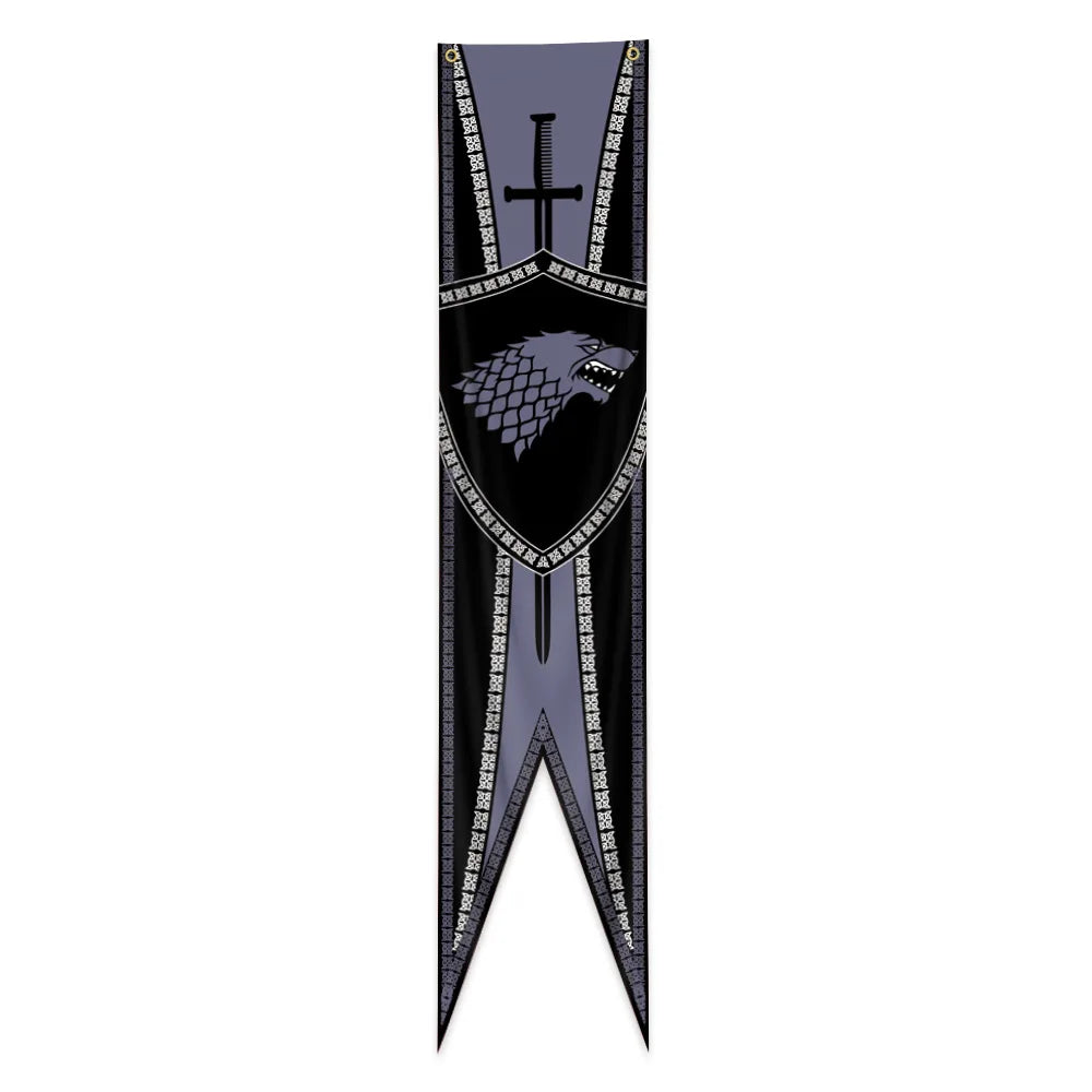 bannière médievale dragon lion griffon lannister st include oc el doré oc eyelets goth