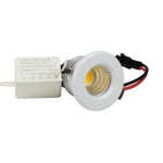 Spot LED moderne 3W 270lm dimmable noir blanc adaptateur câbles 29 30mm