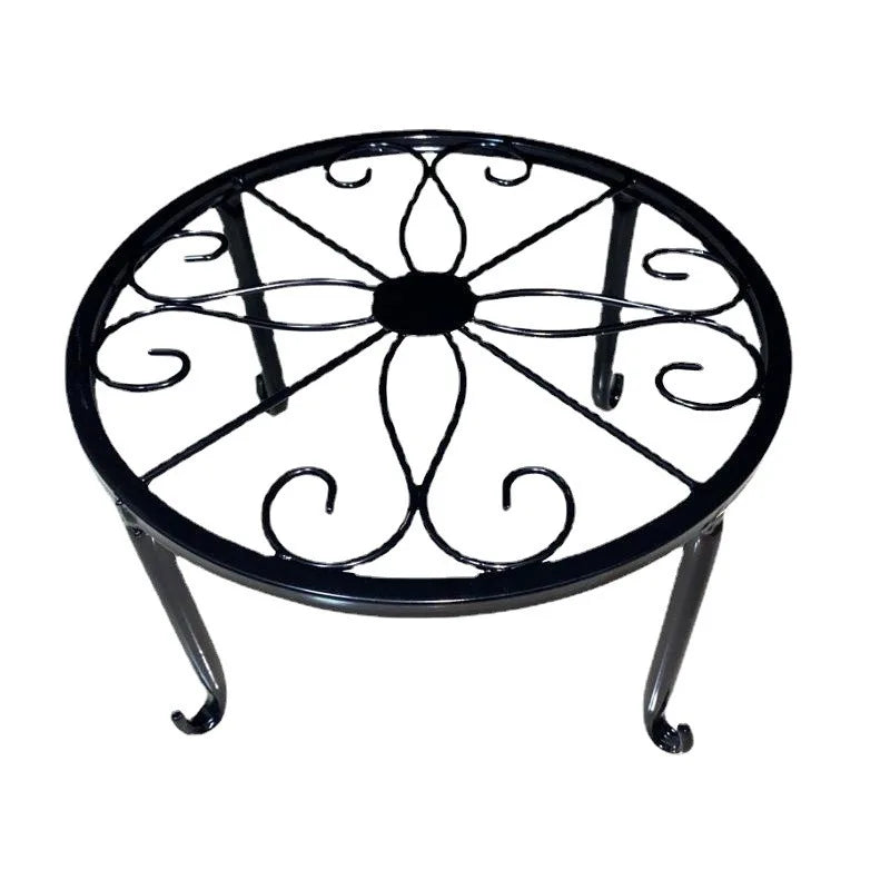 support plante métal blanc noir floral moderne élégant grille dimensions