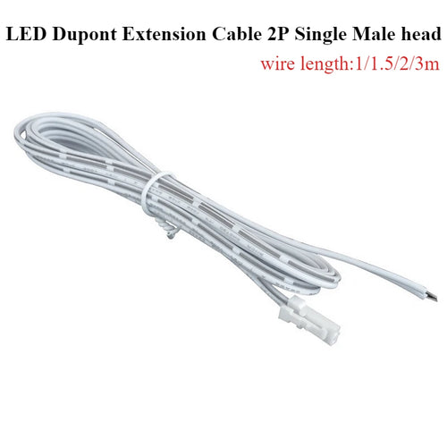 câble extension led blanc connecteur dupont mâle femelle éclairage armoire cuisine placard dressing