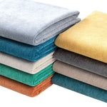 tissu chenille polyester antidérapant moderne rustique coussins couvertures matériaux bricolage gris bleu orange beige