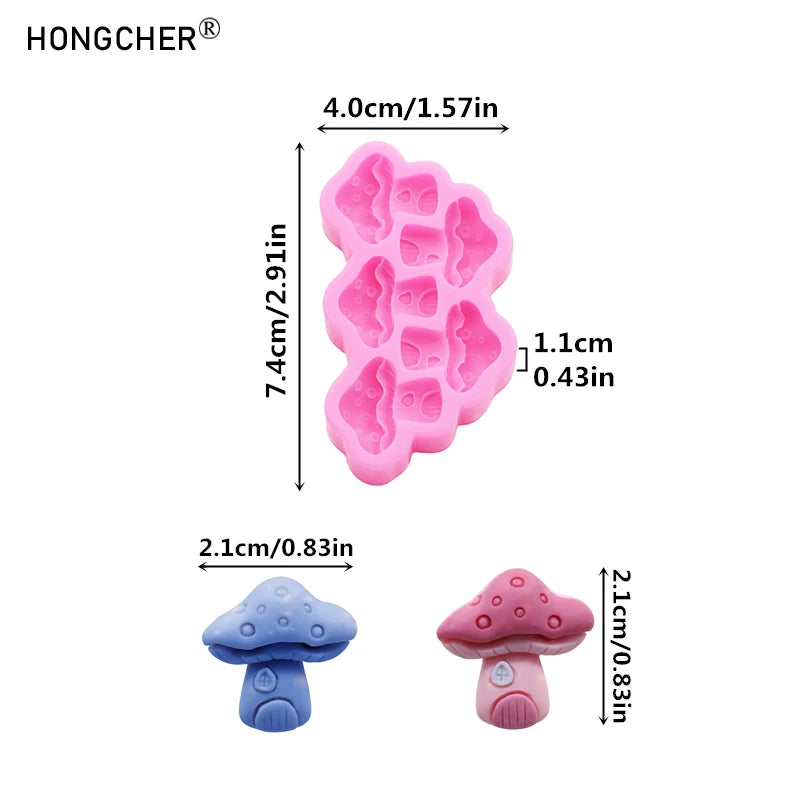 moule silicone gâteau forme champignon rose clair décoration dessert cuisine chocolat enfantin moderne