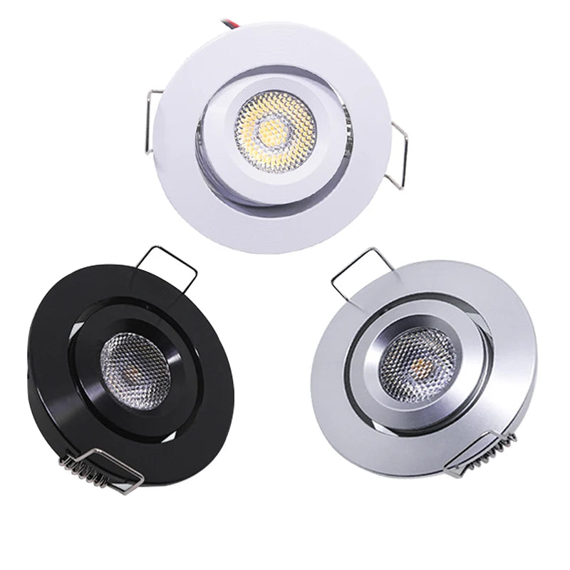 projecteur led spot 3w 12v blanc noir moderne câbles 3000k 4000k 6000k