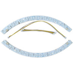 ruban led blanches moderne accessoires magnétiques connecteurs électriques blanc opacité