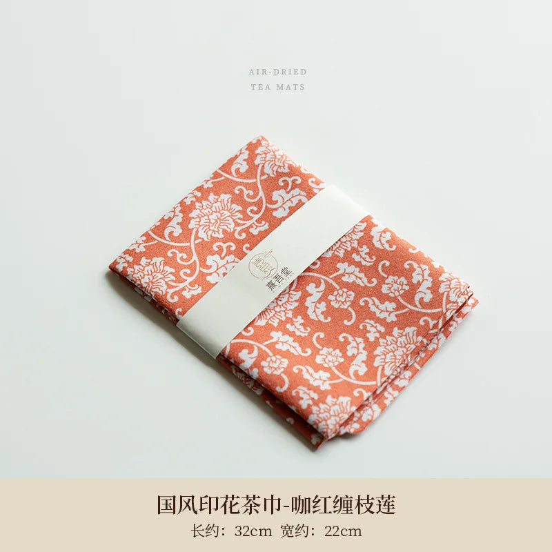 serviettes table floral classiques beige bleu marine gris clair 10x10cm 15x15cm 20x20cm