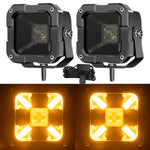 feux travail led 60w noir jaune ip67 12v 24v modernes robustes tout terrain
