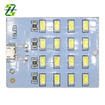 Panneau LED blanc 52mm 50mm USB Type 20 LED emergency light