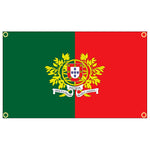 drapeau portugal super tex polyester vert rouge emblème classique décoration 120x180cm