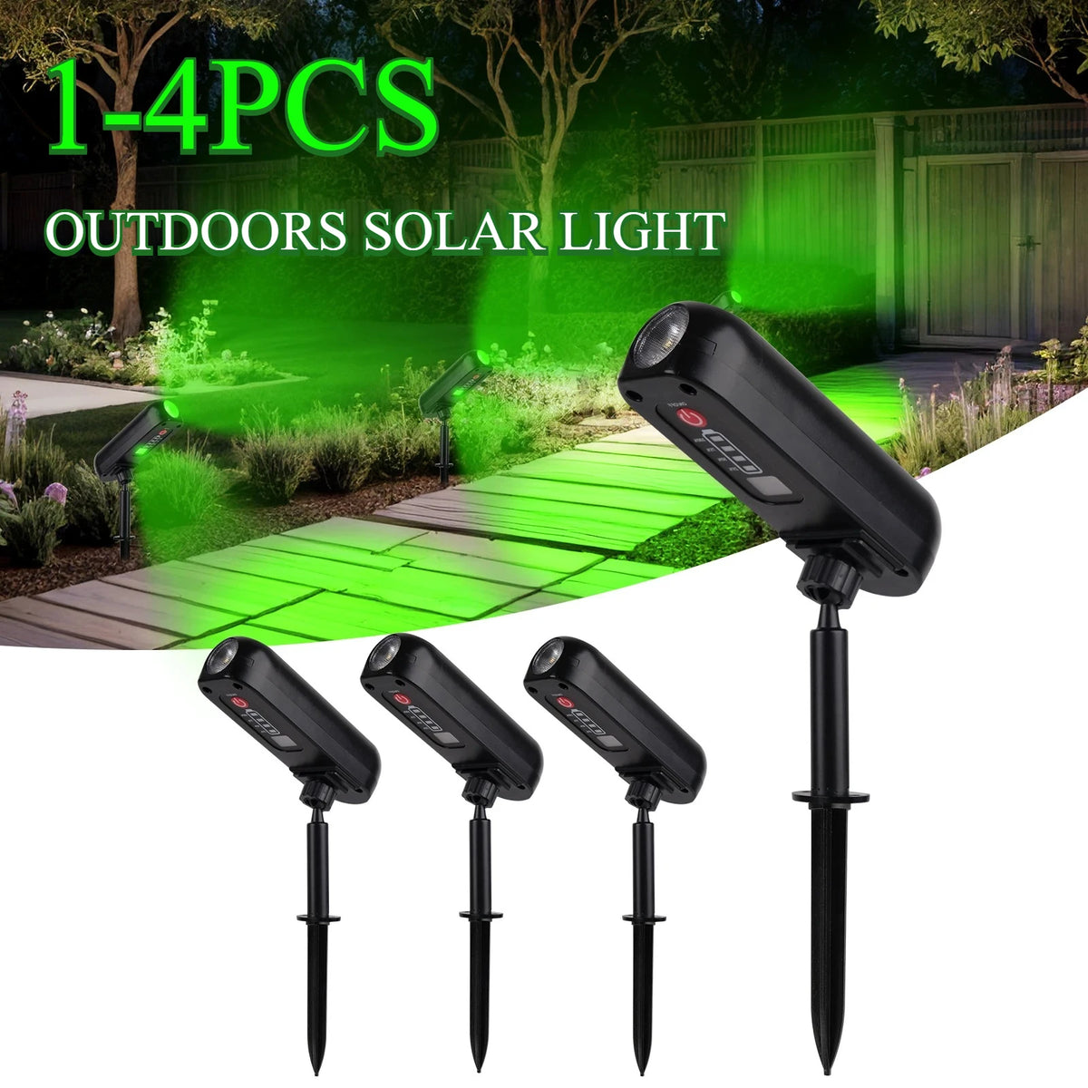 lampe solaire extérieure noire ip65 moderne fixation piquet led autonomie jardinextérieur