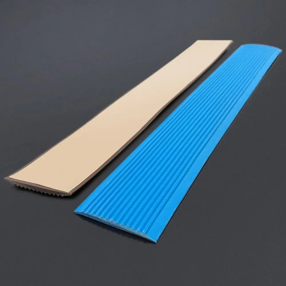 bandes antidérapantes adhésives 1m rayures verticales rouge vert bleu gris modernes sécurité sol tapis