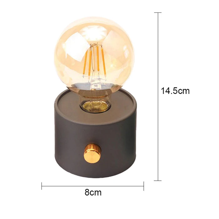 lampe table transparente moderne vert gris blanc batterie aaa flux lumineux faible minimaliste chambre