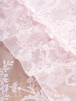 nappe table rose broderie florale semi transparente classique extérieur salon printemps réutilisable machine
