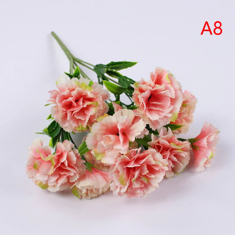 décoration extérieure moderne bouquet fleurs artificielles jaune rose rouge violet blanc simple minimaliste