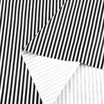 tissu coton noir blanc rayures moderne patchwork quilt drap lit haute absorption crafts bricolage