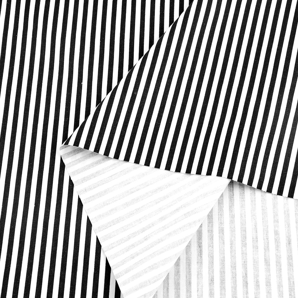 tissu coton noir blanc rayures moderne patchwork quilt drap lit haute absorption crafts bricolage