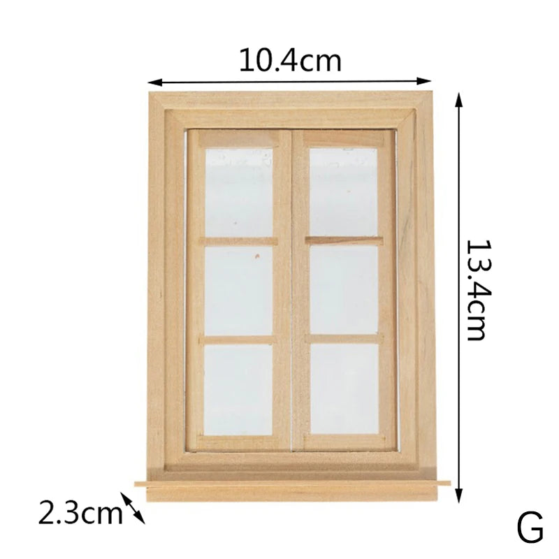 portes fenêtres miniatures bois naturel clair animaux transport fantaisie sports musique classique