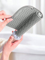 tapis coiffure silicone chauffant rose gris noir bleu vert clips moderne ondulé resistant travel