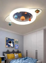 plafonniers système solaire LED blanc bleu foncé orange rouge vert