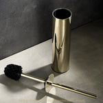 brosse wc support mural acier inoxydable noir or argent lisse moderne fixation murale durable