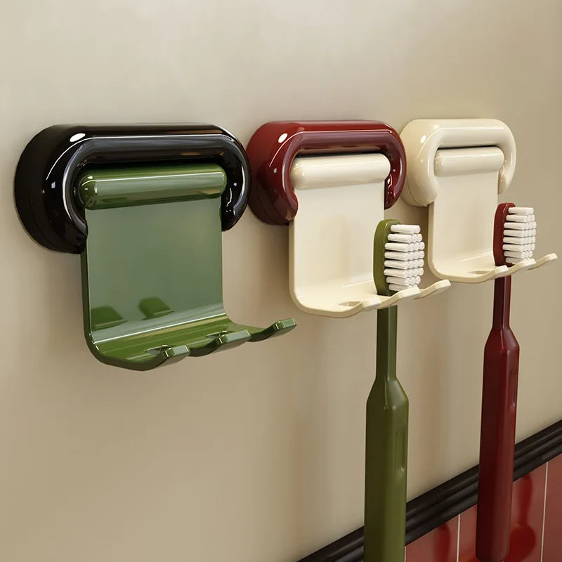 porte brosses dents adhésif moderne vert noir blanc rouge mat opacité salon bain