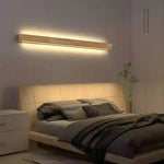 appliques murales led bois minimaliste chambre cuisine éclairage quotidien scandinave moderne