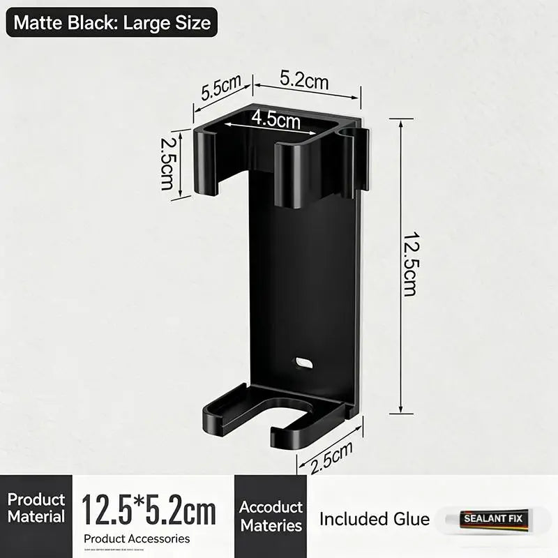 support mural moderne fer lisseur fer boucler blanc rose noir