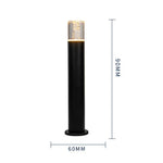 lampe led extérieure étanche noire moderne ip65 acier base circulaire flux lumineux 2492000