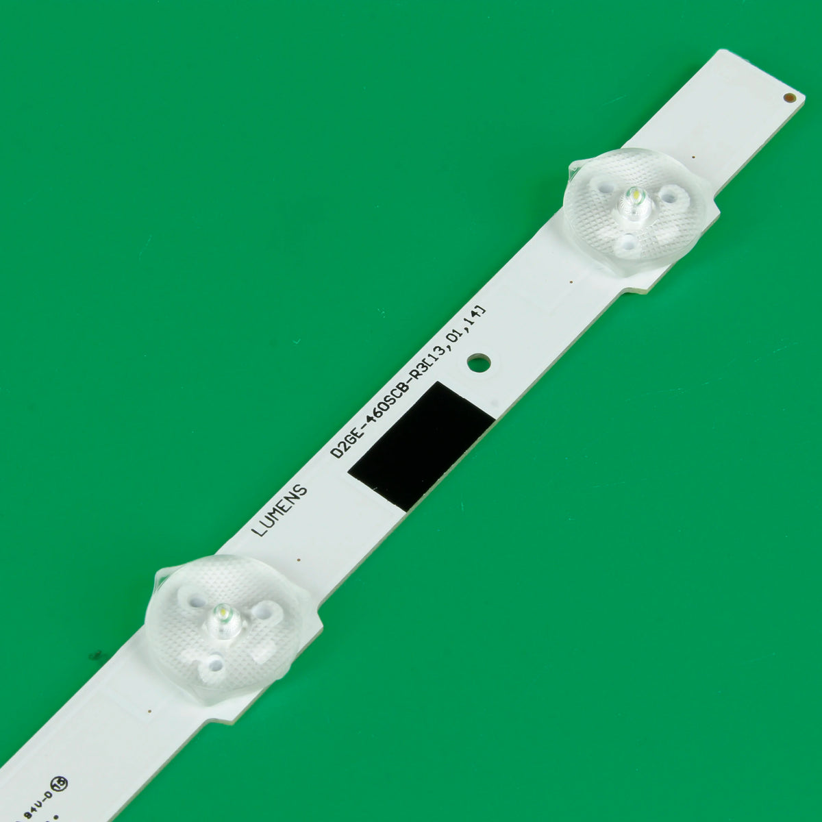 bande lumineuse led adhésive blanc noir vert moderne deux diodes connecteur étiquette polarité