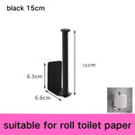 porte serviettes porte papier toilettique acier inoxydable réutilisable moderne clips crochets noir multifonctionnel sans