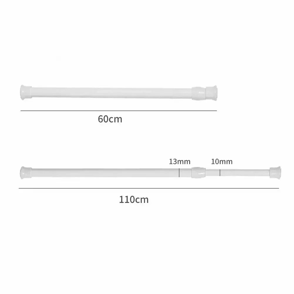 tringle télescopique blanc moderne 40 70cm diamètre 13 10mm spiralée salle bain