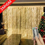 rideau lumineux blanc multicolore modes télécommande transparent moderne vacances chambre noël