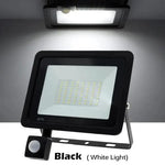 projecteur led noir moderne capteur pir interrupteurs rotatifs ip65 étanche 110 240v ul rohs