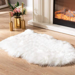 tapis doux gris moderne antidérapant feutre polyester 60x90cm intérieur salon chambre coucher lavable machine