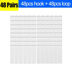 clips fixation cadre adhésif blanc moderne décoration mur suspendu photo maison DIY