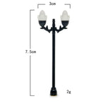 lampe miniature artificielle noire décoration maison bricolage artisanal classique moderne chambre