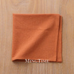 serviettes table coton uni classiques couleurs variées maison party festive