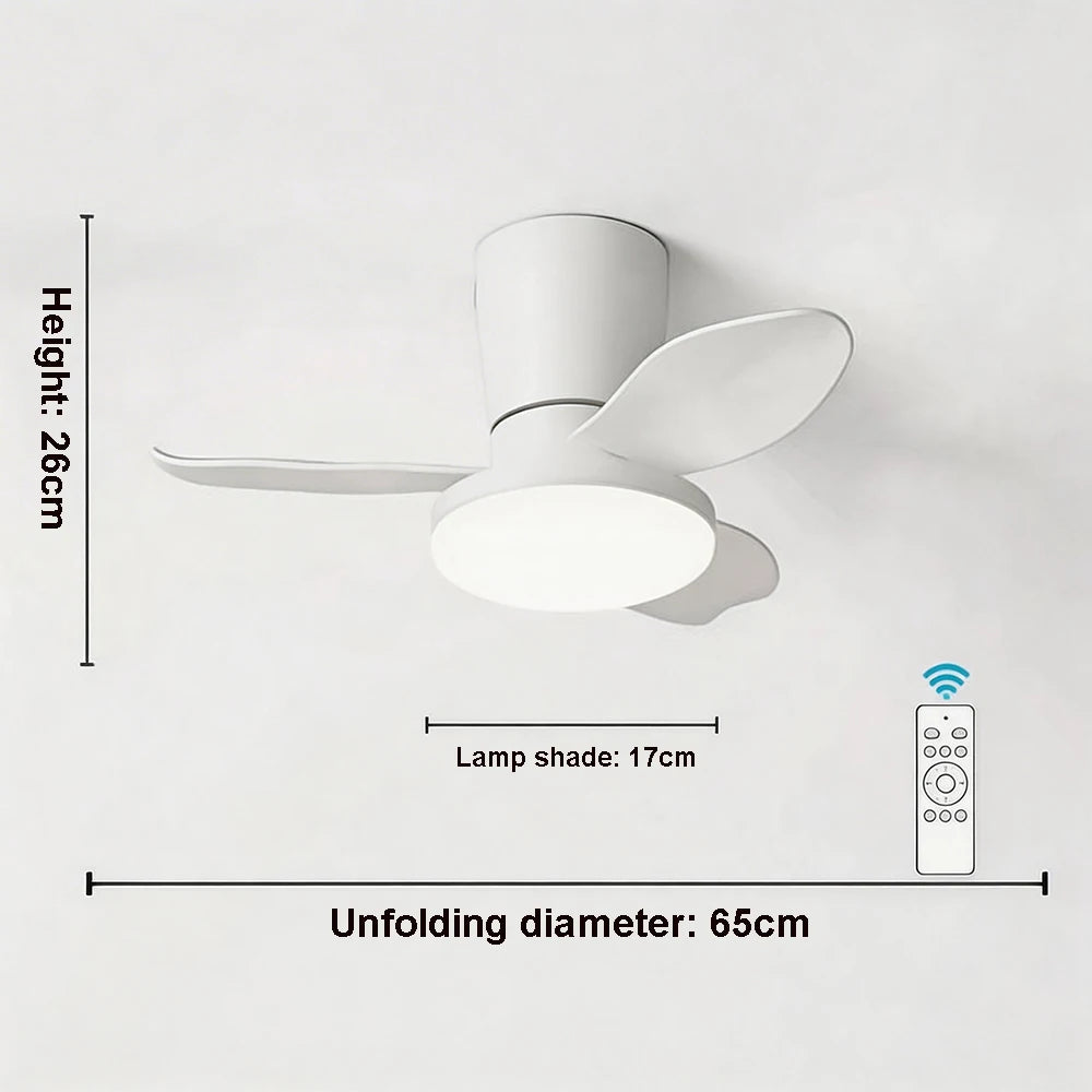 ventilateur moderne noir bois foncé simple silencieux led controle mural traditionnel garantie