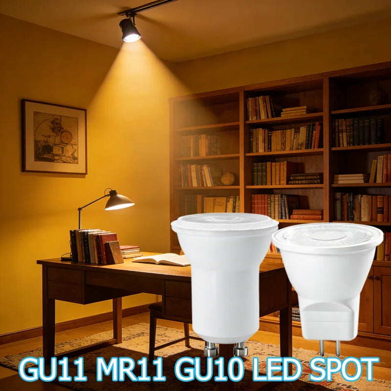 lot ampoules led spot gu11 gu4 blanc éclairage intérieur moderne maison