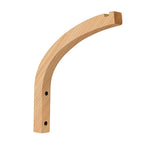 supports murals bois naturel clair plantes suspendues modernes vis fixations balcon maison