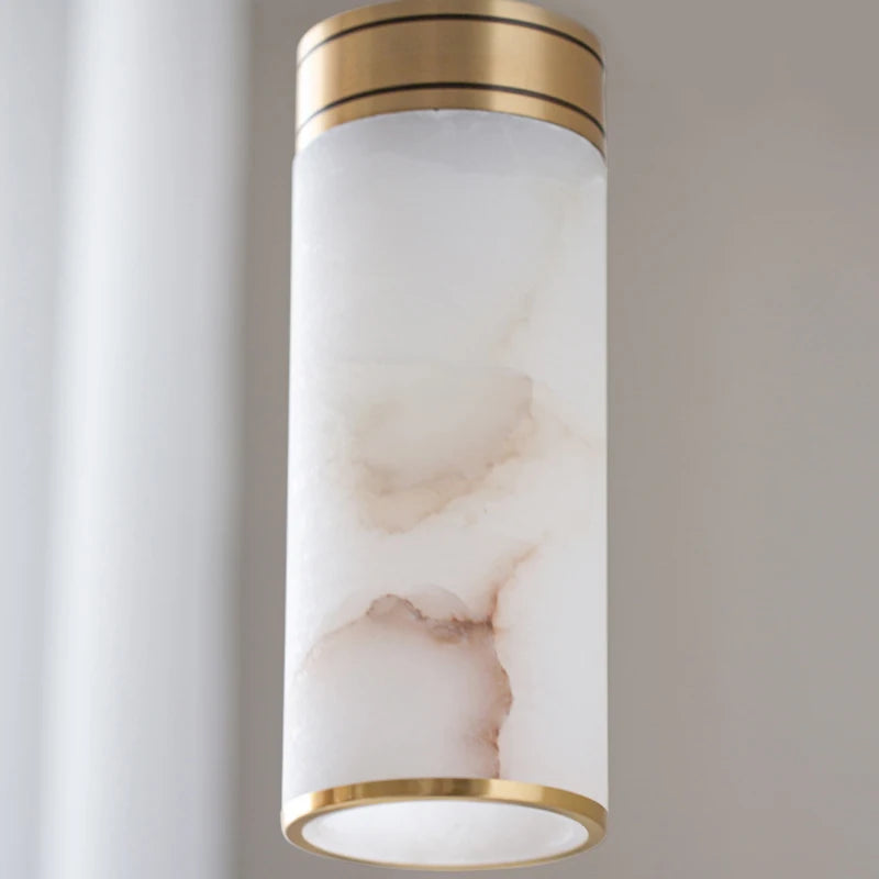 suspension lumineuse moderne marbre cuivre blanc doré chambre salon étude