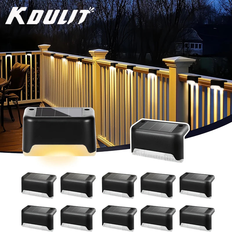 lampes solaires autonomes led rechargeables sol ip44 résistantes eau moderne compactes adhésives noires semi